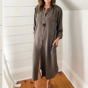 Evolverie Shirt Dress - sustainable fashion